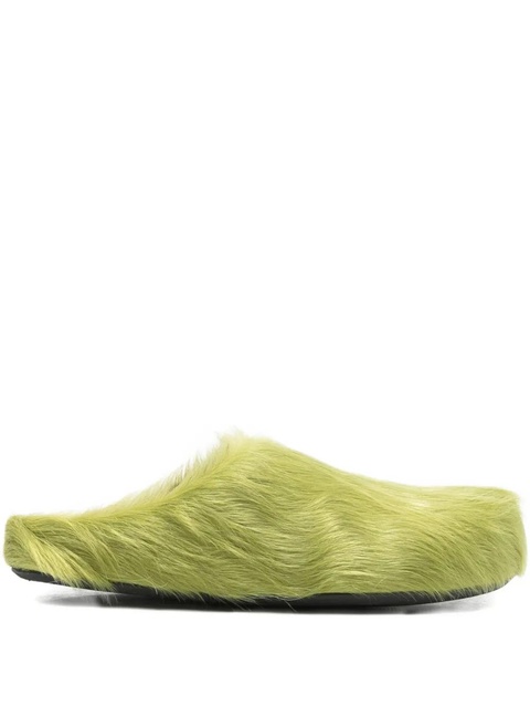 Marni Fussbett sabot mules - Green - zdjęcie produktu nr 1