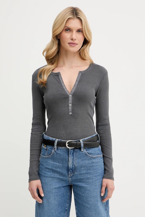 G-Star Raw longsleeve kolor szary D26140-D968 - zdjęcie produktu nr 1