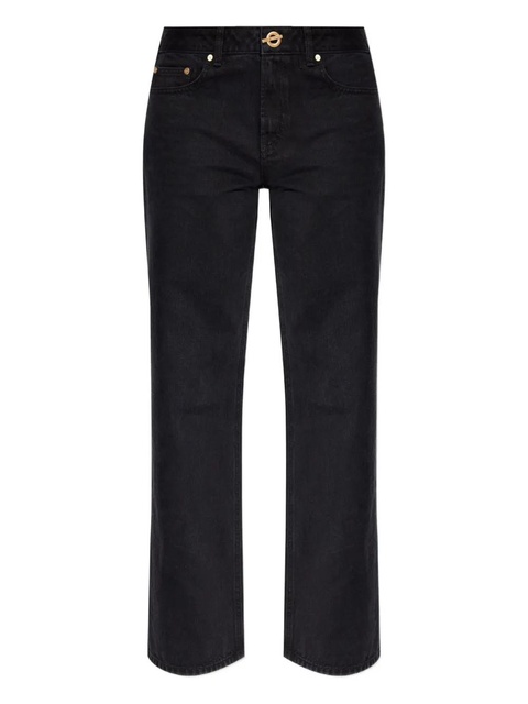 Cult Gaia Rosella logo-plaque jeans - Black - zdjęcie produktu nr 1