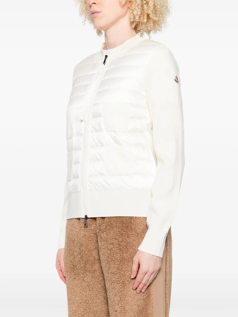 Moncler quilted wool jacket - Neutrals - zdjęcie produktu nr 2