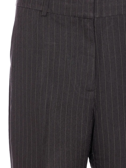 Essentiel Antwerp pinstripe zip trousers - Grey - zdjęcie produktu nr 2