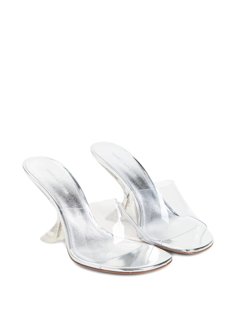 Amina Muaddi sculpted heel sandals - Neutrals - zdjęcie produktu nr 2