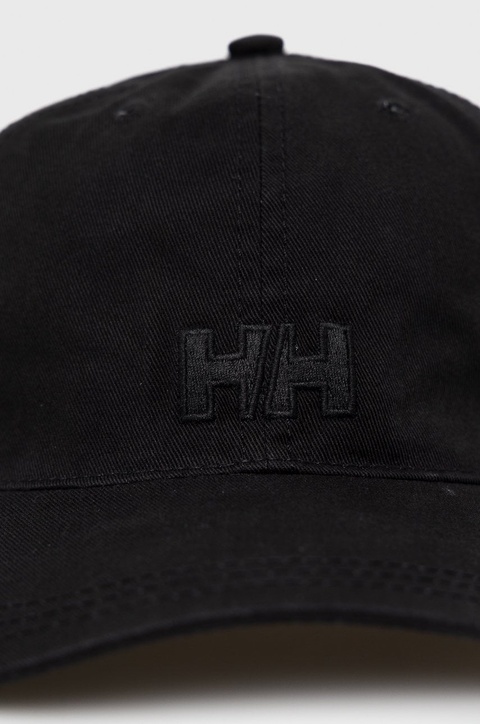Helly Hansen czapka kolor czarny z aplikacją 38791-597 - zdjęcie produktu nr 1