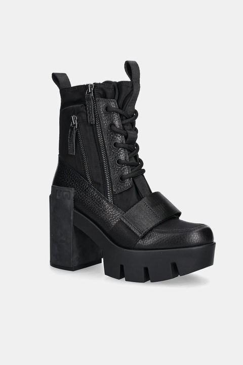 United Nude botki Grip Combat Mid damskie kolor czarny na słupku 1096201165 - zdjęcie produktu nr 1