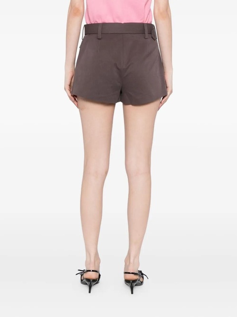Self-Portrait belted skort - Brown - zdjęcie produktu nr 2