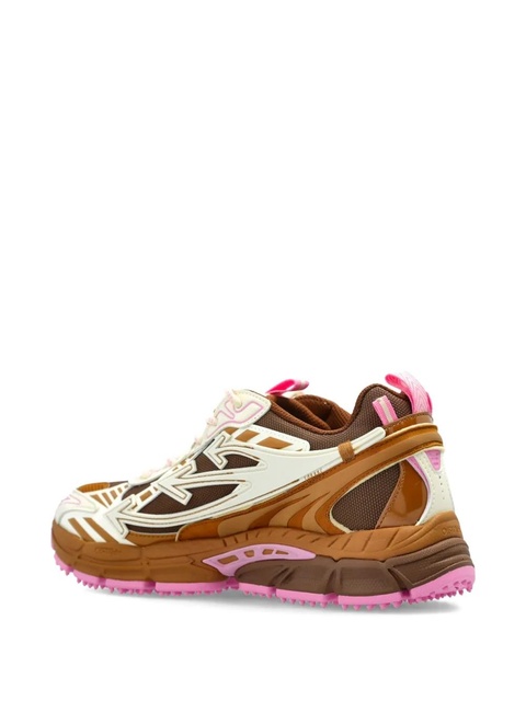 Off-White cut-out lace-up sneakers - Brown - zdjęcie produktu nr 2