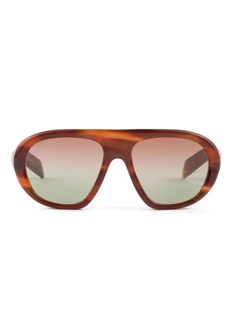 Prada Eyewear pilot sunglasses - Brown - zdjęcie produktu nr 1