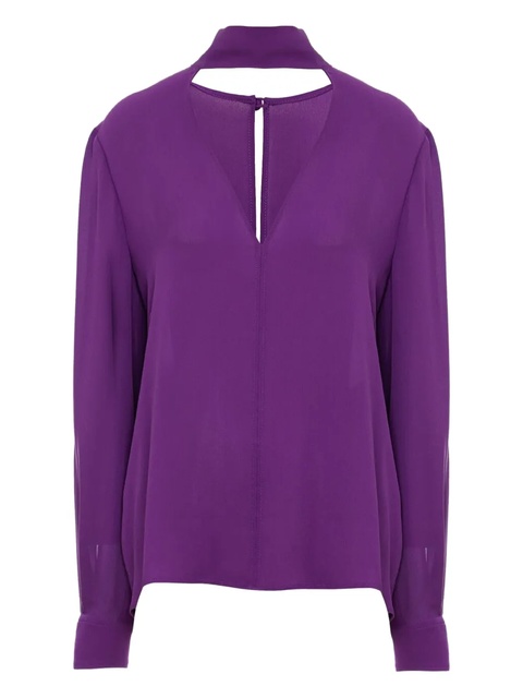 Valentino Garavani silk blouse - Purple - zdjęcie produktu nr 2