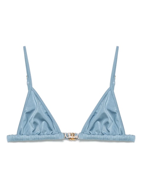 Chloé logo-lettering bikini top - Blue - zdjęcie produktu nr 1