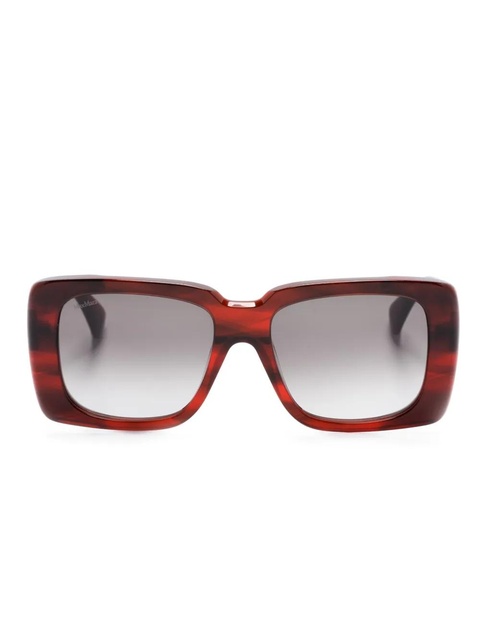 Max Mara Eyewear GLIMPSE3 square-frame sunglasses - Red - zdjęcie produktu nr 1