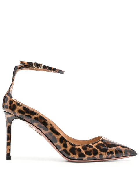 Aquazzura mid-heel leopard-print pumps - Brown - zdjęcie produktu nr 1
