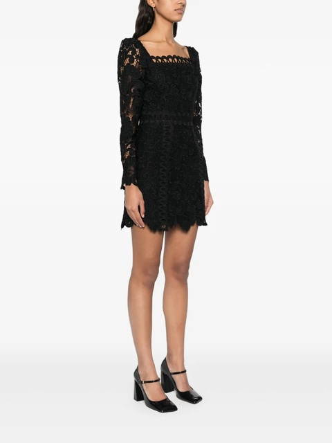 Maje floral-motif mini dress - Black - zdjęcie produktu nr 2