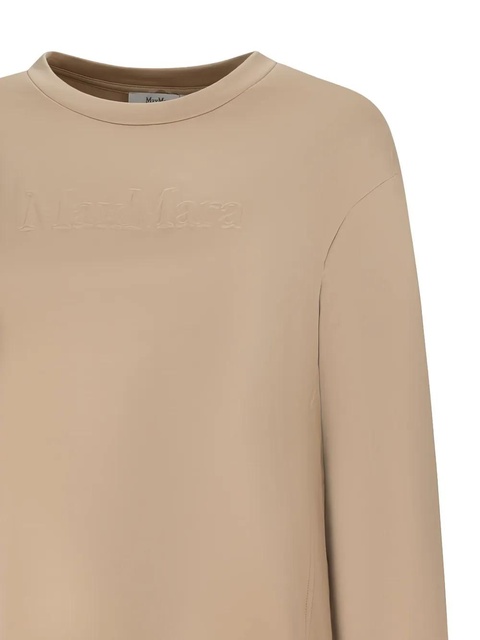Max Mara long-sleeves embossed-logo sweatshirt - Neutrals - zdjęcie produktu nr 2