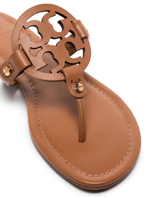 Tory Burch Miller leather sandals - Brown - zdjęcie produktu nr 2