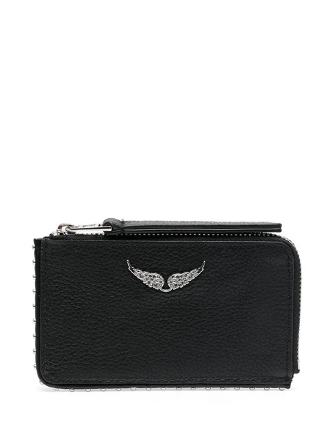Zadig&Voltaire wing-plaque compact wallet - Black - zdjęcie produktu nr 1