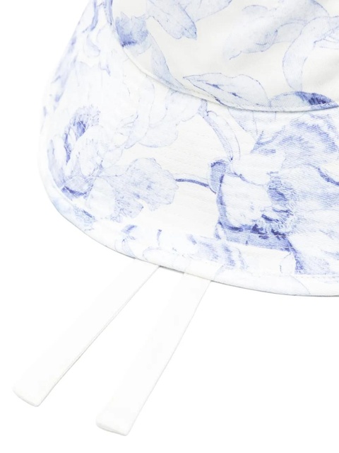 Maje floral-print hat - White - zdjęcie produktu nr 2