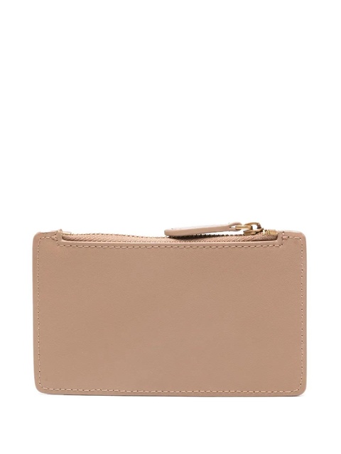 PINKO Love Bird leather cardholder - Neutrals - zdjęcie produktu nr 2