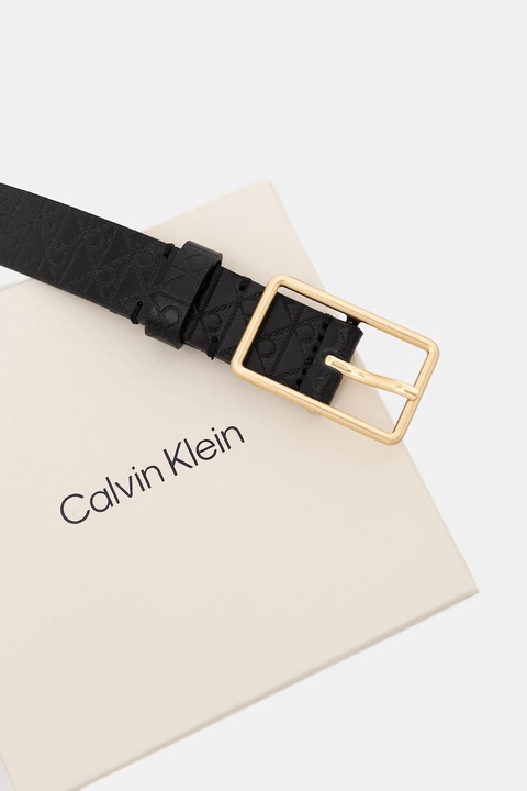 Calvin Klein pasek skórzany damski kolor czarny LV04F7049G - zdjęcie produktu nr 2
