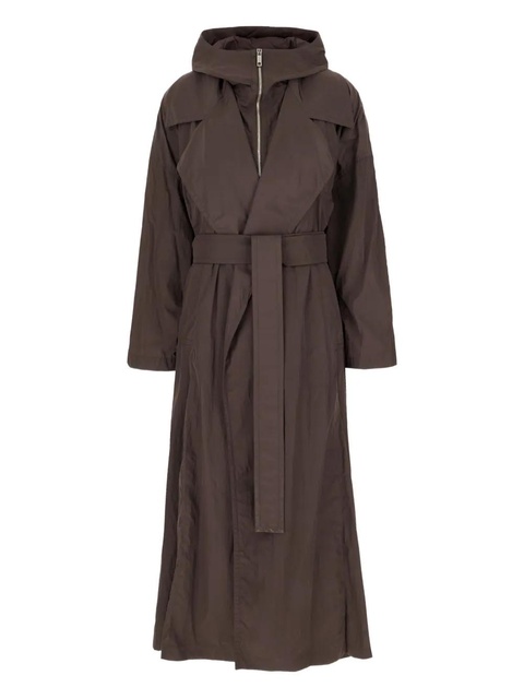Sportmax hooded belted trench coat - Brown - zdjęcie produktu nr 2