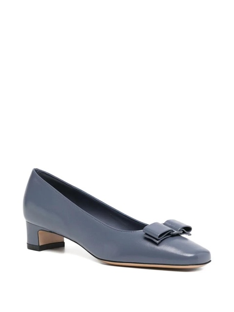 Ferragamo 30mm iconic bow pumps - Grey - zdjęcie produktu nr 2