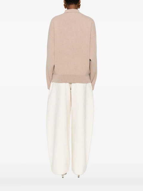 Jacquemus button polo-neck sweater - Neutrals - zdjęcie produktu nr 2