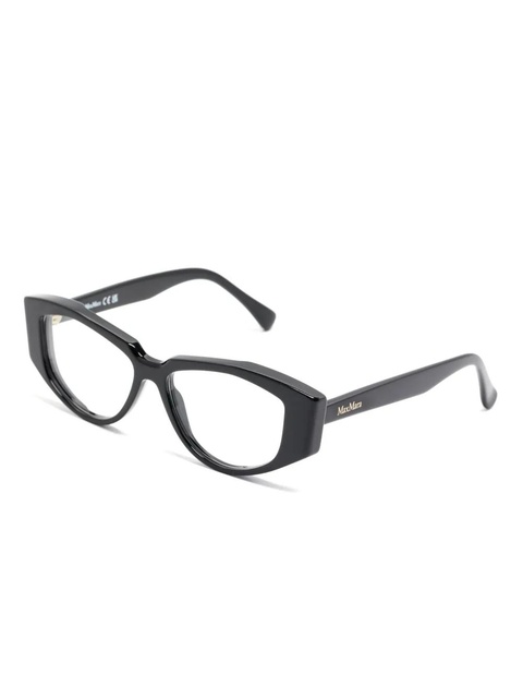 Max Mara Eyewear oval-frame glasses - Black - zdjęcie produktu nr 2