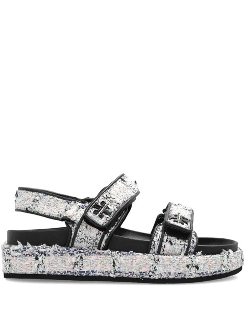 Tory Burch logo-detail strap sandals - White - zdjęcie produktu nr 1