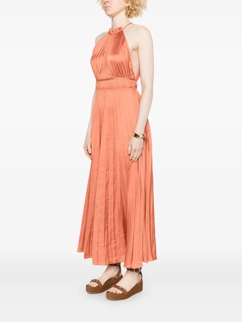 Maje plissé-effect maxi dress - Orange - zdjęcie produktu nr 2