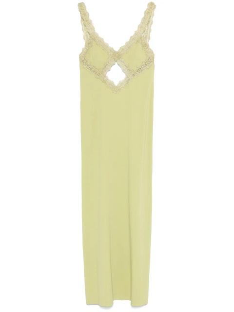Blumarine corded-lace maxi dress - Green - zdjęcie produktu nr 1