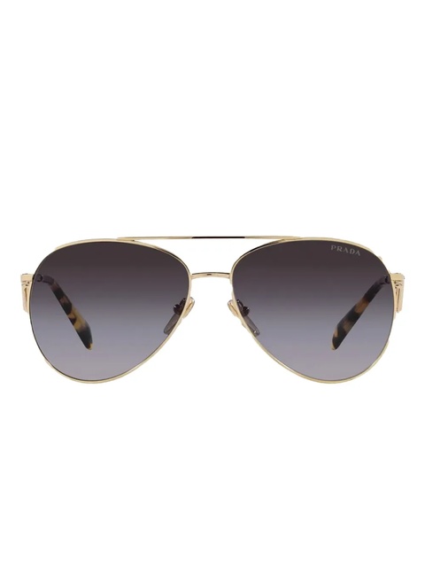 Prada pilot-frame sunglasses - Gold - zdjęcie produktu nr 1