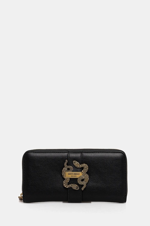 Just Cavalli portfel damski kolor czarny 79RA5PA1 ZSA89 - zdjęcie produktu nr 1