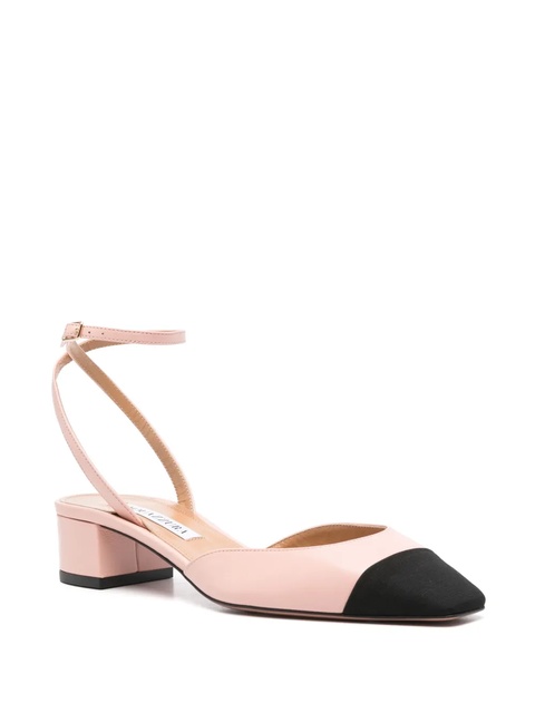 Aquazzura 35mm French Flirt leather pumps - Pink - zdjęcie produktu nr 2