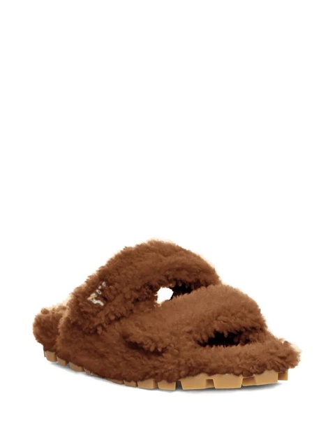Miu Miu shearling sandals - Brown - zdjęcie produktu nr 1