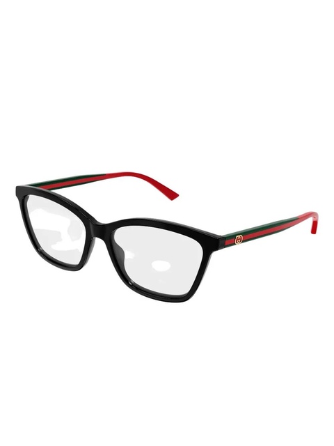 Gucci Eyewear stripe cat-eye glasses - Black - zdjęcie produktu nr 2