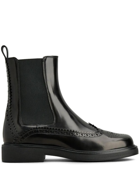 Tod's brogue-style Chelsea boots - Black - zdjęcie produktu nr 1