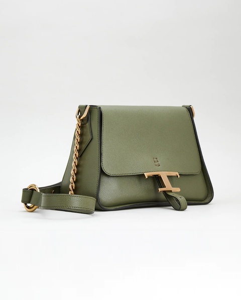 TOD'S - Zielona torebka Timeless Crossbody Mini - zdjęcie produktu nr 2