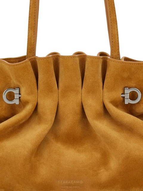 Ferragamo small Soft shoulder bag - Brown - zdjęcie produktu nr 1