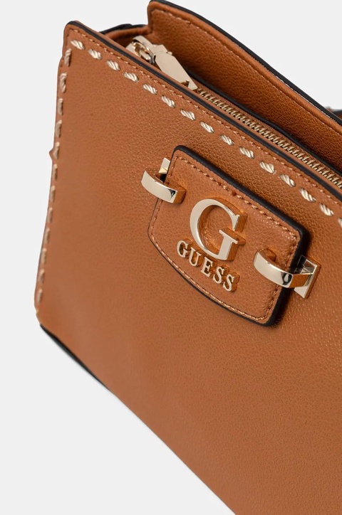 Guess torebka NASTRA kolor brązowy HWBG96 37720 - zdjęcie produktu nr 2