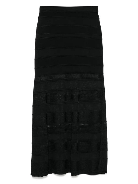 SANDRO knitted skirt - Black - zdjęcie produktu nr 1