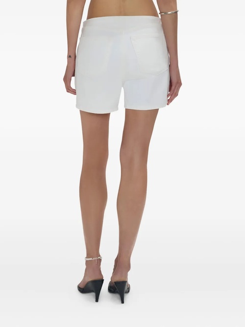 RE/DONE The Boardwalk lace-up denim shorts - White - zdjęcie produktu nr 2
