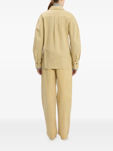 Victoria Beckham button-cuff shirt - Yellow - zdjęcie produktu nr 2