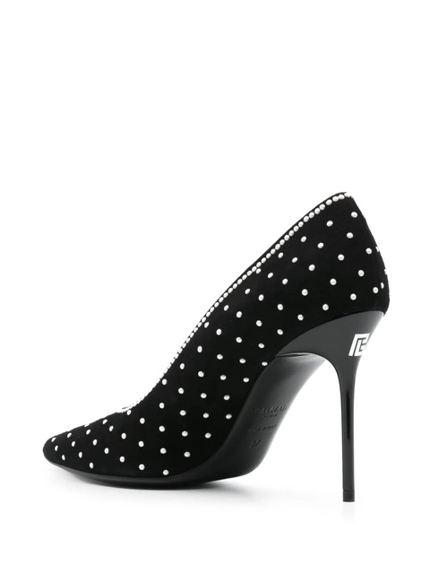 Balmain 100mm bead-embellished pumps - Black - zdjęcie produktu nr 2