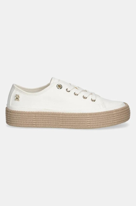 Tommy Hilfiger tenisówki VULC ESPADRILLE SNEAKER kolor biały FW0FW08404 - zdjęcie produktu nr 2