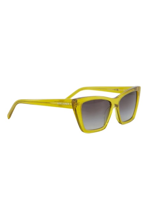 Saint Laurent Eyewear cat-eye sunglasses - Yellow - zdjęcie produktu nr 2