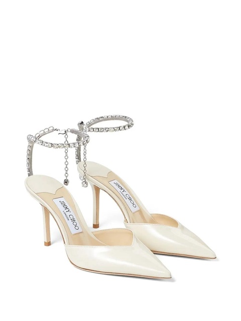 Jimmy Choo Saeda 85mm pointed pumps - Neutrals - zdjęcie produktu nr 2