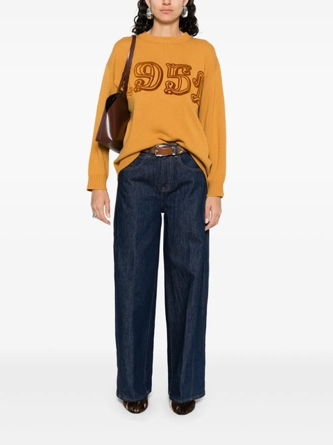 Max Mara crew-neck sweater - Yellow - zdjęcie produktu nr 1