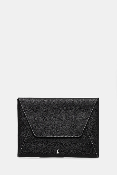 Polo Ralph Lauren kosmetyczka skórzana kolor czarny 427971194 - zdjęcie produktu nr 1