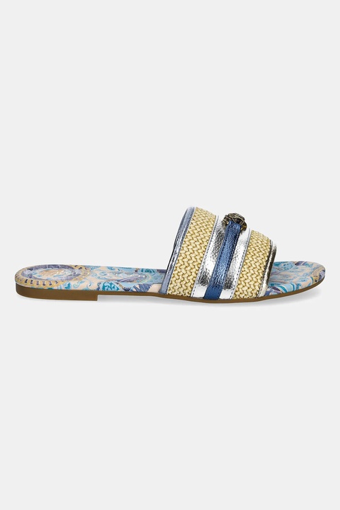 Kurt Geiger London klapki Southbank Flat Sandal damskie kolor złoty 2025249689 - zdjęcie produktu nr 2