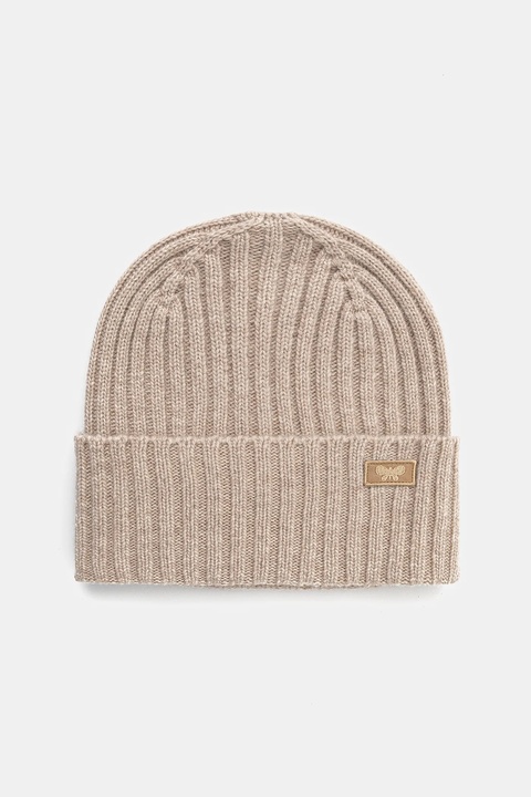 Weekend Max Mara czapka wełniana RITMO kolor beżowy 2525576035600 - zdjęcie produktu nr 1