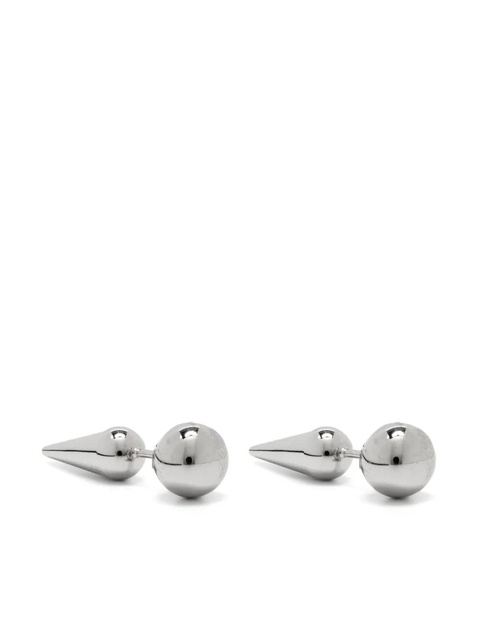 Jil Sander spike-stud earrings - Silver - zdjęcie produktu nr 1